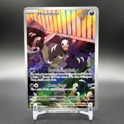 Pokemon Houndour Obsidian Flames Illustration Rare Holo Basic 50 HP 204/197 Eng… - Image 1