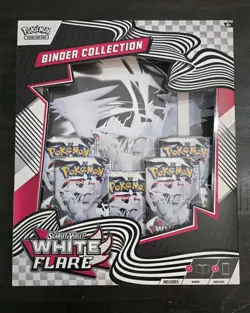 Pokemon White Flare Binder Collection Box - Image 1