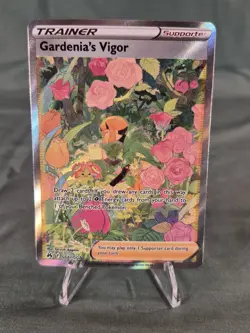 Pokemon Gardenia's Vigor GG61/70 Ultra Rare Full Art Holo Crown Zenith English - Image 1