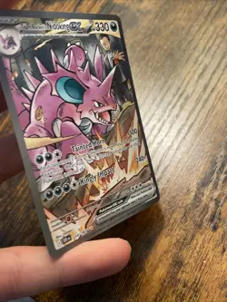 Pokemon TCG Team Rockets Nidoking EX 233/182 Destined Rivals Near Mint - Image 5