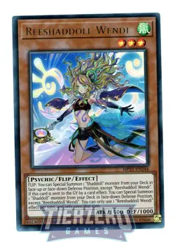 Yugioh Reeshaddoll Wendi MP21-EN244 Ultra Rare 1st Edition - Image 1