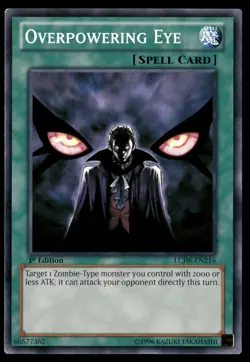 Overpowering Eye LCJW-EN216 Common / Short Print Yu-Gi-Oh 1st Edition Near Mint - Image 1