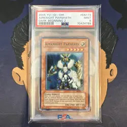 PSA 9 MINT 2005 YU-GI-Oh! Dark Beginning 2 AIRKNIGHT PARSHATH EN173 - Image 2