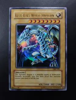 YUGIOH 2002 | BLUE-EYES WHITE DRAGON | JMP-001 | SHONEN JUMP PROMO | NM - MINT - Image 1