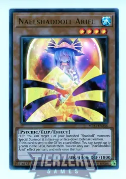 Yugioh Naelshaddoll Ariel MP21-EN245 Ultra Rare 1st Edition - Image 1