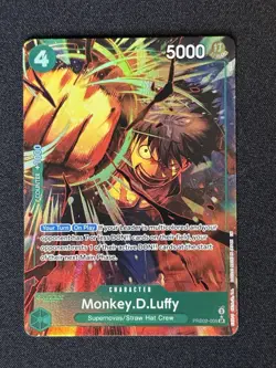 Monkey D Luffy PRB02-005 Alt Art English Premium Booster One Piece Near Mint - Image 1