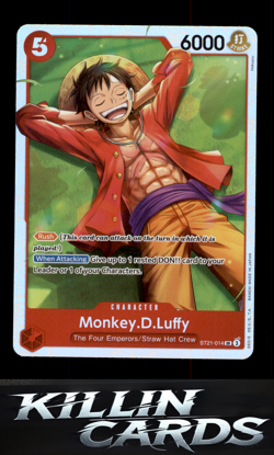 Monkey.D.Luffy (014) ST21-014 One Piece Card Game SR Starter Deck EX: Gear 5 Car - Image 1