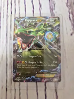 Pokemon Rayquaza EX Half Art XY73 NM-LP Black Star Promo Holo Card 2015 - Image 1