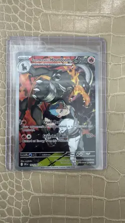Pokemon TCG Team Rocket's Houndoom Illustration Rare Destined Rivals 191/182 NM - Image 1