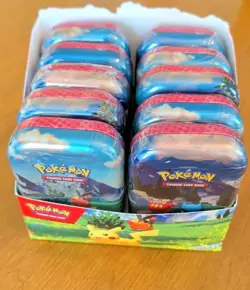 Pokemon TCG Ascended Heroes Mini Tins Display Box of 10 New Factory Sealed - Image 1