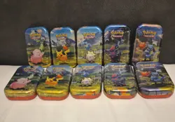 Pokemon TCG: Ascended Heroes Mini Tins (10 Sealed Tins) - Unsealed Display Box - Image 4