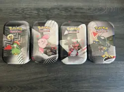 Unova Mini Tins - Pokemon TCG Lot Of 4. New/Sealed. Black Bolt / White Flare - Image 2