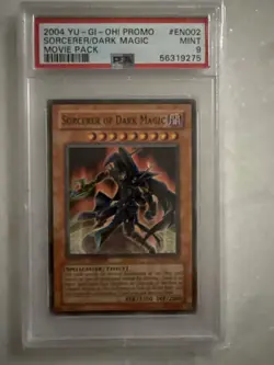 2004 Yu-Gi-Oh! Sorcerer of Dark Magic PSA 9 ENOO2 Movie promo card - Image 1