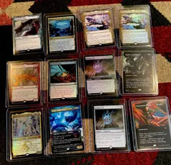 MTG Lot of 12x Card Lot 6 foil foundation and Takir Dragon Storm Mythics/Rares - Image 1
