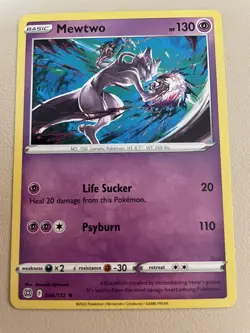 MEWTWO 56/172 Brilliant Stars Pokemon Card TCG NM - Image 1
