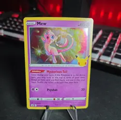 Mew Holo 11/25 Celebrations Pokemon TCG Single Card ENGLISH NM - Image 1