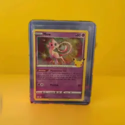 Mew Holo 11/25 Celebrations Pokemon TCG Single Card ENGLISH NM - Image 1