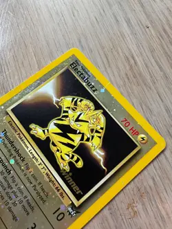 Electabuzz Winner Promo #1 Best of Game Reverse Holo LP Pokemon Card 2002 Yellow - Image 3
