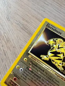 Electabuzz Winner Promo #1 Best of Game Reverse Holo LP Pokemon Card 2002 Yellow - Image 5