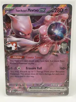 Play stamp Mewtwo ex 058/182 Prize Pack Series Cards Holo - Image 1