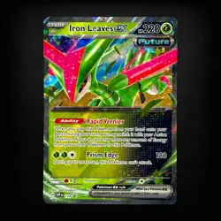 Pokemon TCG SV: Scarlet & Violet Promo Cards Iron Leaves ex #128 Promo NM - Image 1