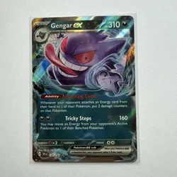 Pokemon card Gengar ex - Double Rare SV05: Temporal Forces 104/162 - Image 1