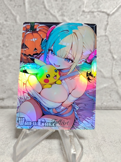 Canary Trading Card Waifu Goddess Story Anime Girl holo Karte Manga Full Art - Image 1