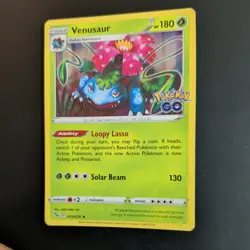 VENUSAUR 003/078 POKEMON CARD (POKEMON GO SET) - Image 4