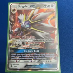 Pokemon TCG Solgaleo GX Black Star Promo Holo Card Sun & Moon SM16 - Image 1