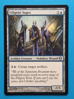MTG 1x Filigree Sages LP Shards of Alara (multi available 2 3 4) Magic - Image 1