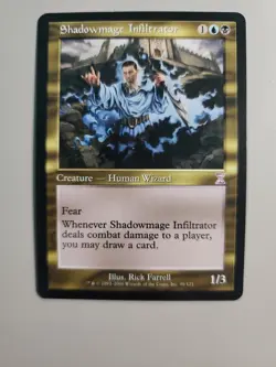 MTG Shadowmage Infiltrator Time Spiral 99/121 Timeshifted Rare - Image 1