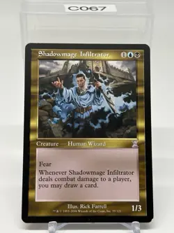 MTG Shadowmage Infiltrator Time Spiral 99/121 Timeshifted Rare - Image 1