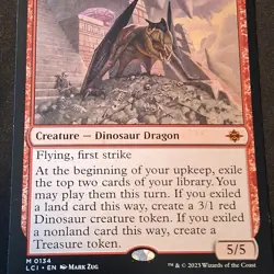 Bonehoard Dracosaur - Mythic Creature - Red - MTG - Lost Caverns - NM+ - Image 1