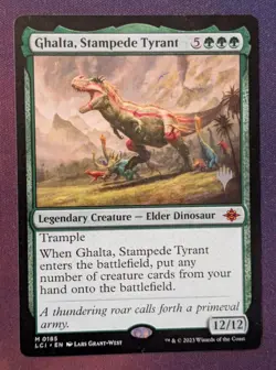 MTG - Ghalta, Stampede Tyrant (promo pack) - LCI (NM+) - Image 1