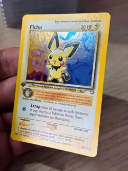 Pokemon Pichu 12/111 Neo Genesis Holo Rare 1st Edition Lightly Played - Image 4