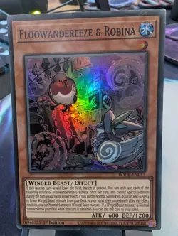YuGiOh! Floowandereeze & Robina BODE-EN013 Super Rare 1st Ed - Image 1