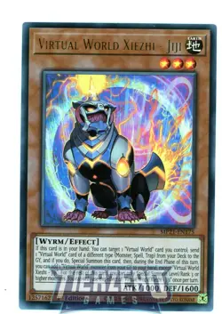 Yugioh Virtual World Xiezhi - Jiji MP21-EN175 Ultra Rare 1st Edition - Image 1