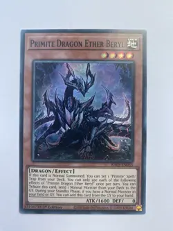 1st ed Primite Dragon Ether Beryl super rare RA05-EN033 Yugioh - Image 1