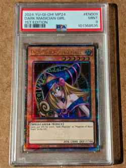 Yugioh Dark Magician Girl MP24-EN009 PSA 9 MINT 1st Edition QCSR - Image 1
