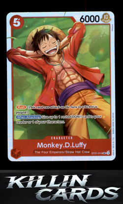 Monkey.D.Luffy - ST21-014 (Luffy Deck) ST21-014 One Piece Card Game SR Learn Tog - Image 1