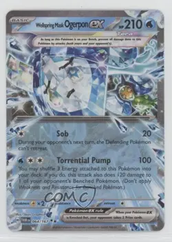 Wellspring Mask Ogerpon ex Pokemon SV06: Twilight Masquerade #064 - Image 1