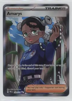 Amarys Ultra Rare Pokemon Prismatic Evolutions PRE #132 - Image 1