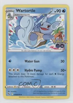 Wartortle Pokemon Sword & Shield Pokemon Go #016 - Image 1