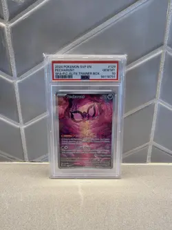 Pokemon Shrouded Fable Pokemon Center Elite Trainer Box Pecharunt 129 PSA 10! - Image 1