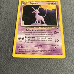 Pokemon TCG - Espeon 👁 20/75 Neo Discovery 🛕 Non Holo Rare WOTC Card LP - Image 2