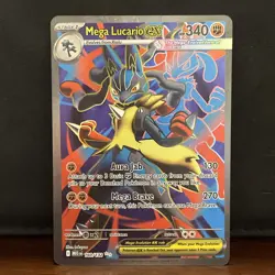 Mega Lucario EX 160/132 Pokemon TCG Holo Ultra Rare Full Art Near Mint - Image 1