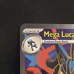 Mega Lucario EX 160/132 Pokemon TCG Holo Ultra Rare Full Art Near Mint - Image 2