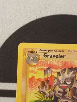 Pokemon Karte Georok 37/62 Fossil Set Pokemon Original TCG 1999 Vintage - Image 3