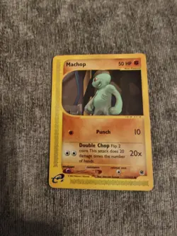 Pokemon Card Expedition Base Set Machop 117/165 WOTC 2002 E-Series Vintage NM/LP - Image 1