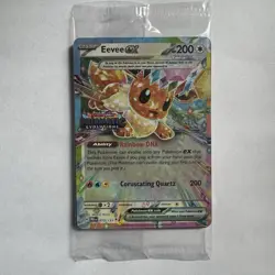 Pokemon Eevee EX 075/131 Prismatic Evolutions Stamped Sealed Promo - Image 1